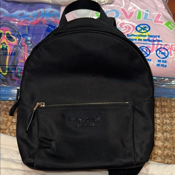 Kate Spade Black Minimalist Backpack kate spade backpack handbag for women Chelsea the little  main image 3
